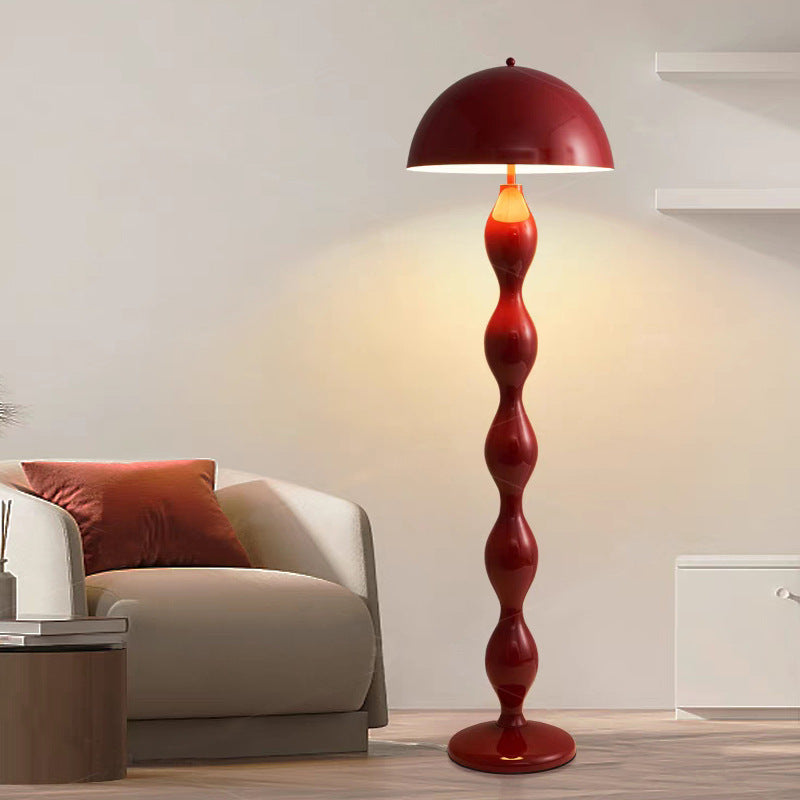 Höhenverstellbare LED-Stehlampe in Creme – Dimmbare Stehleuchte für Wohnzimmer und Schlafzimmer im Skandinavischen Design-1