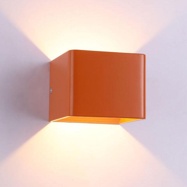 LuxorLight - Elegante quadratische LED-Wandleuchten aus Aluminium