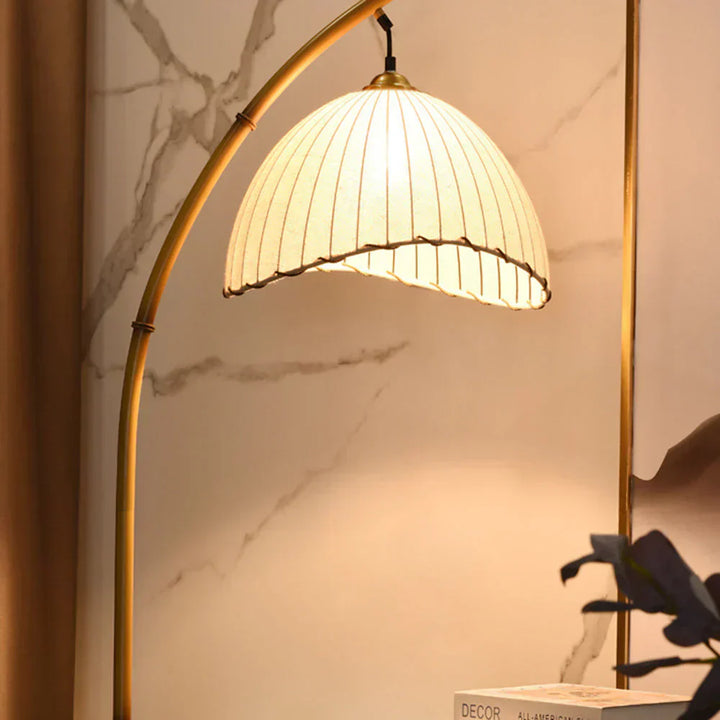 Elegante Bambuslampe mit Warmweißem Licht für Wohnzimmer und Schlafzimmer - Nachhaltige Beleuchtung aus hochwertigem Bambus-5