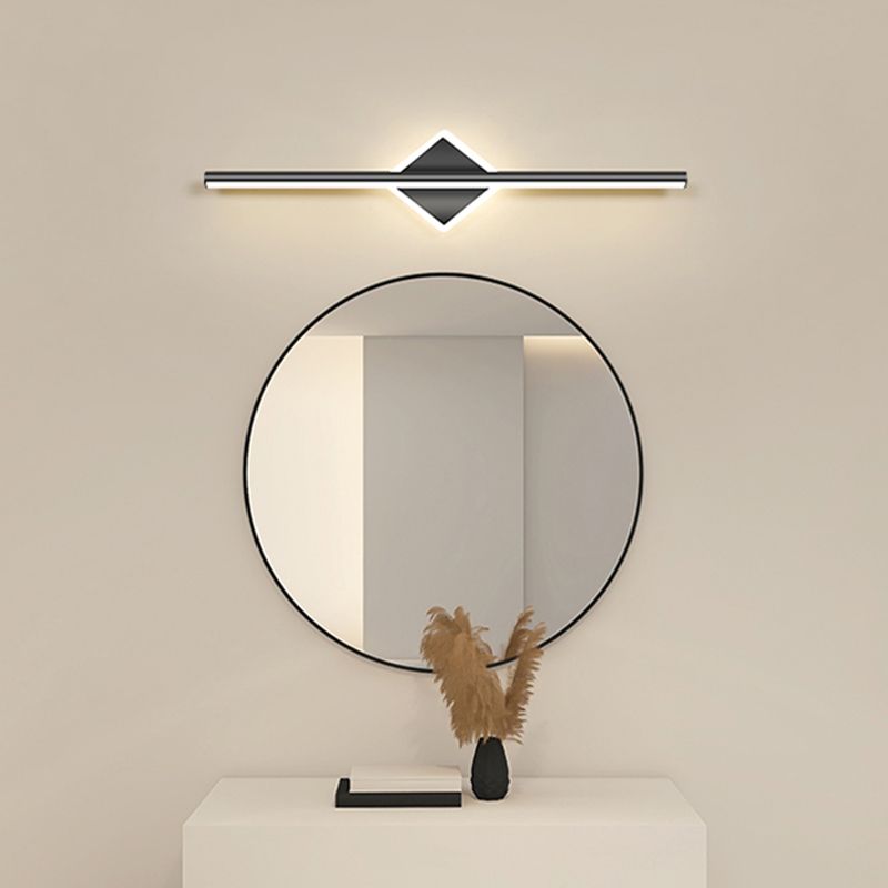 Leigh moderne LED-Wandleuchte in Schwarz/Gold für Wohnzimmer, Schlafzimmer und Badezimmer