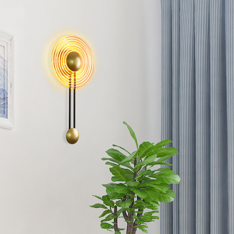 LuxLight - Moderne LED-Wandleuchte mit rundem Design