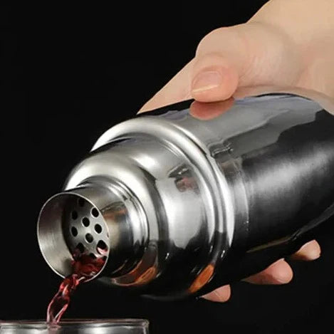 Luxuriöses Cocktail Set - 10-teiliges Barkeeper Set aus Edelstahl mit Cocktailshaker für stilvolle Mixology-5