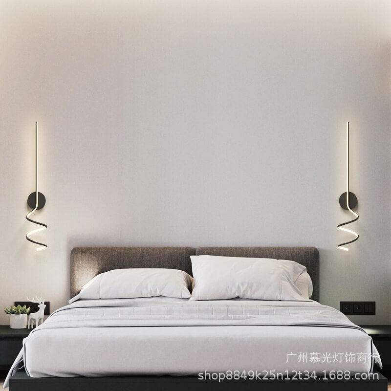 LumiArc - Minimalistische LED-Wandleuchte mit kreativem Arcs Lines Design