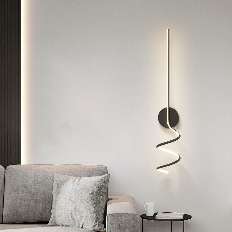 LumiArc - Minimalistische LED-Wandleuchte mit kreativem Arcs Lines Design