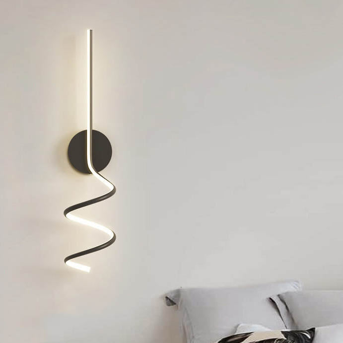 LumiArc - Minimalistische LED-Wandleuchte mit kreativem Arcs Lines Design