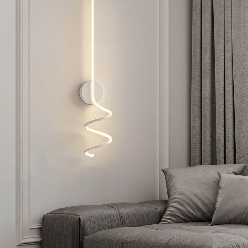 LumiArc - Minimalistische LED-Wandleuchte mit kreativem Arcs Lines Design