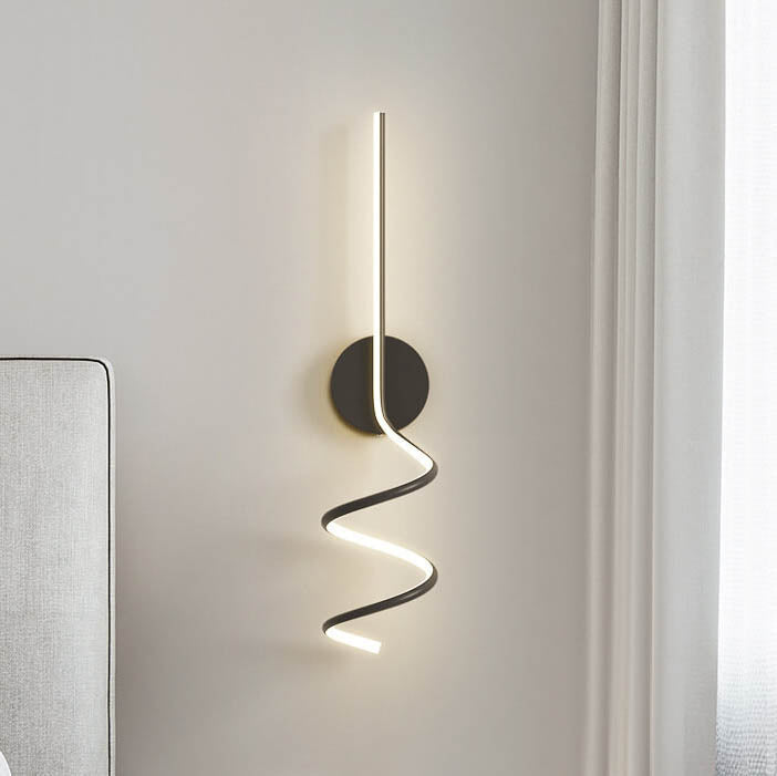 LumiArc - Minimalistische LED-Wandleuchte mit kreativem Arcs Lines Design