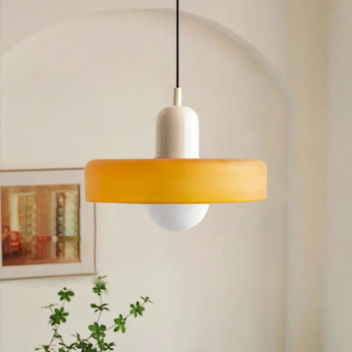 Lumiball - Pendelleuchte mit leuchtenden Kugeln im Morandi-Stil