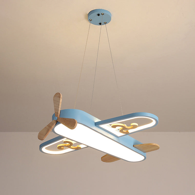 Fliegertraum – LED Pendelleuchte Flugzeug für Kinderzimmer