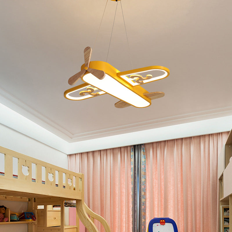 Fliegertraum – LED Pendelleuchte Flugzeug für Kinderzimmer