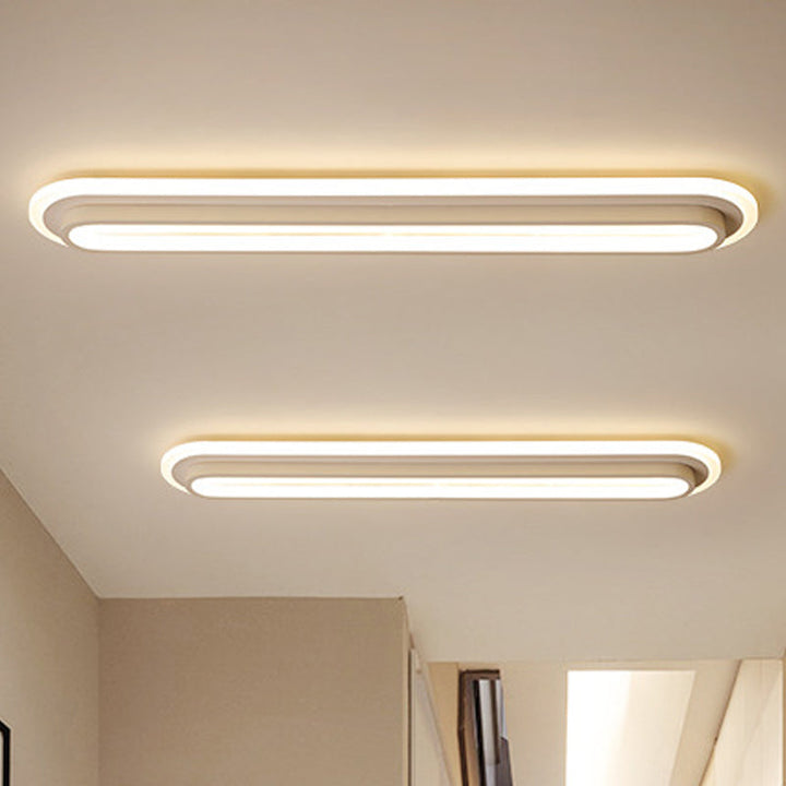 Ellipse Lux – Moderne LED-Deckenleuchte in Schwarz und Weiß