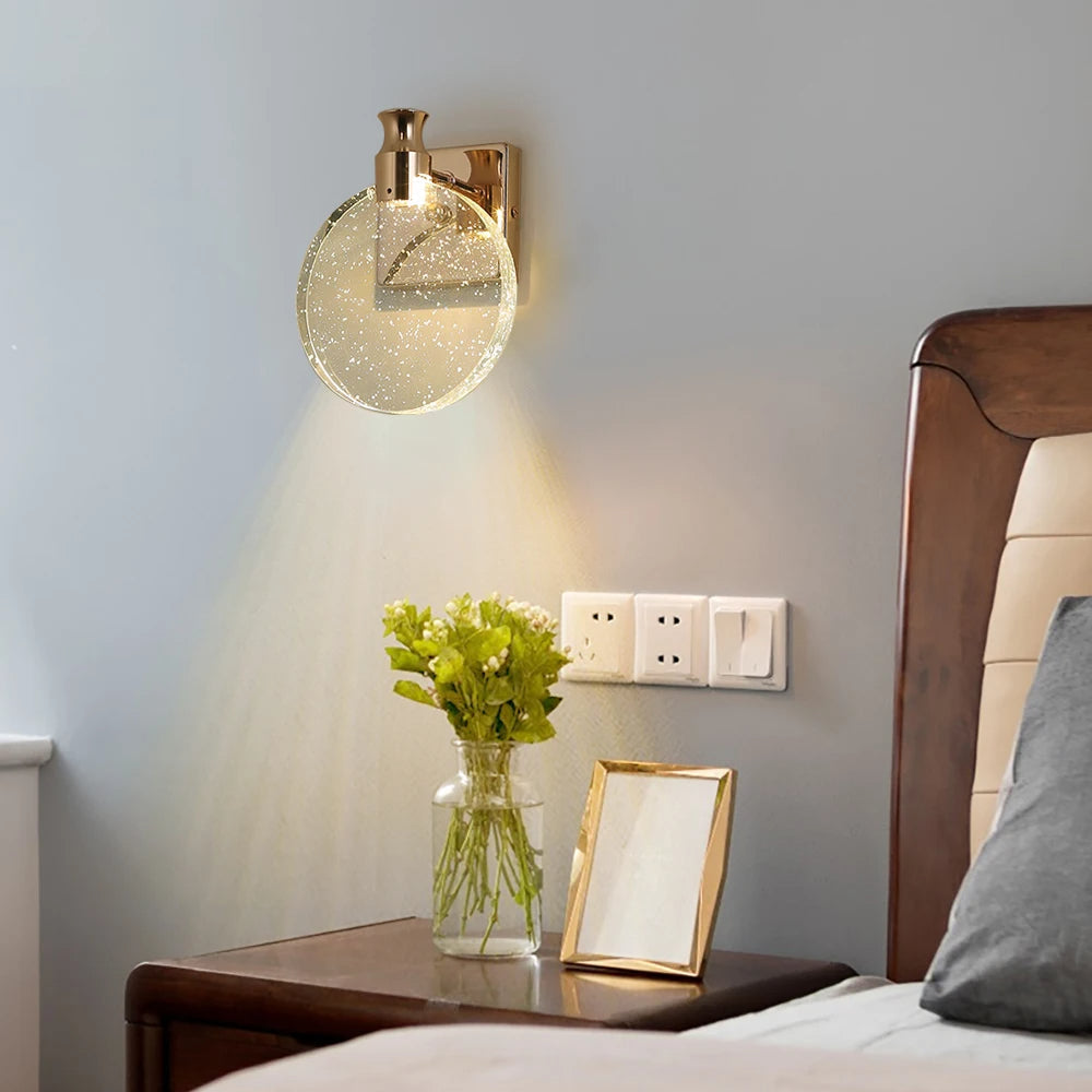 LuxeKreis - Moderne LED-Wandlampe mit elegantem Design