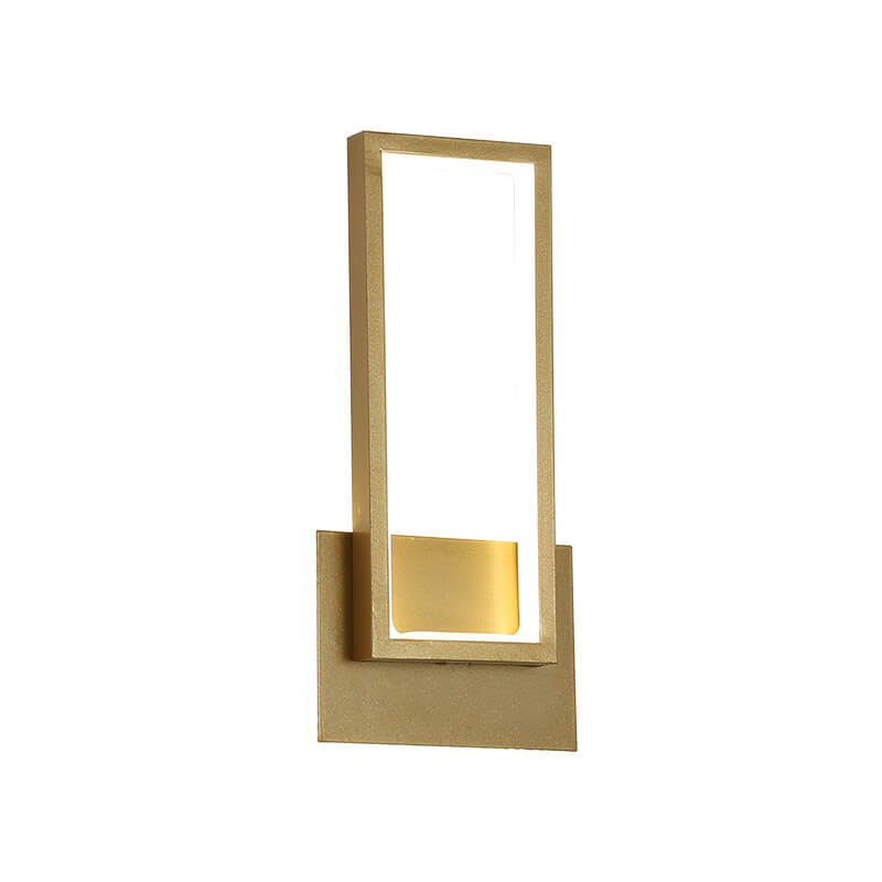 LumiDazzle - Elegante LED-Wandleuchte aus Gold mit minimalistischem Design