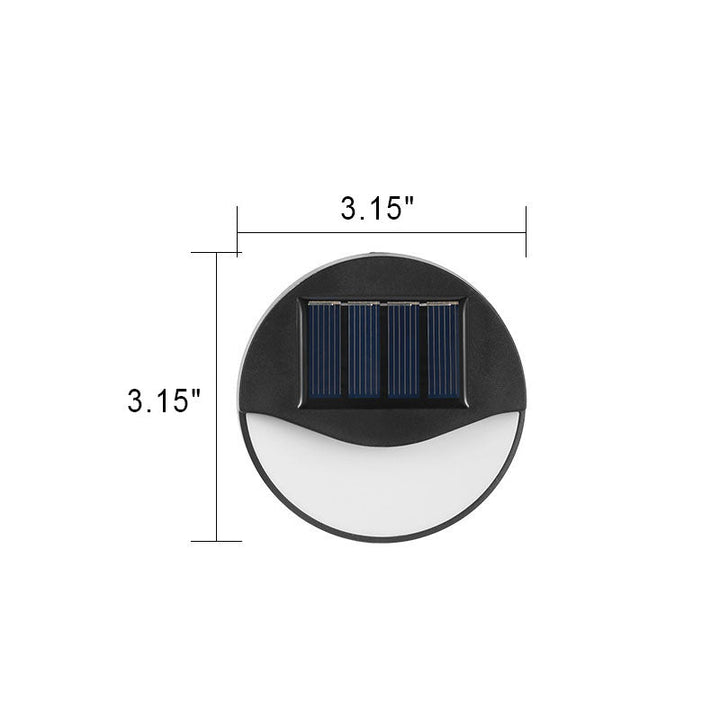 EcoBright - Solarbetriebene, wasserdichte LED-Terrassenlampen für stilvolle Außenbereiche in rund und quadratisch