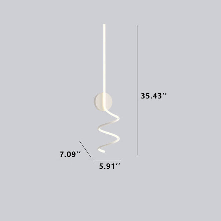 LumiArc - Minimalistische LED-Wandleuchte mit kreativem Arcs Lines Design