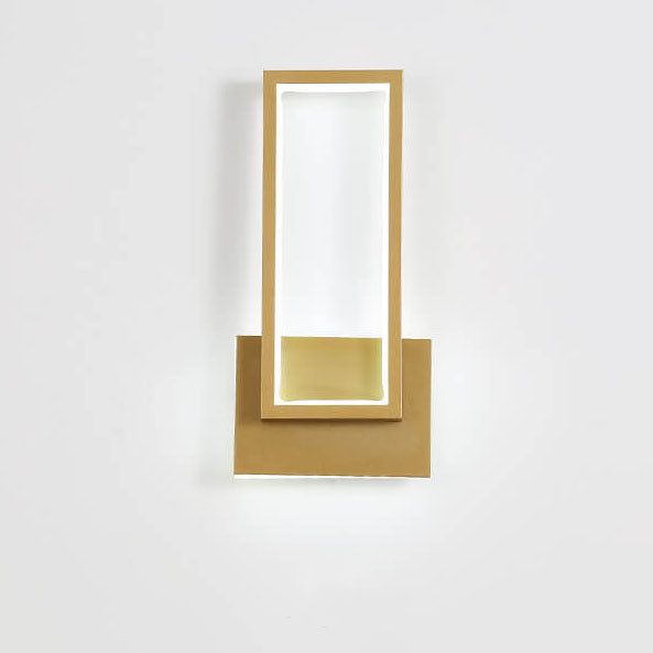 LumiDazzle - Elegante LED-Wandleuchte aus Gold mit minimalistischem Design