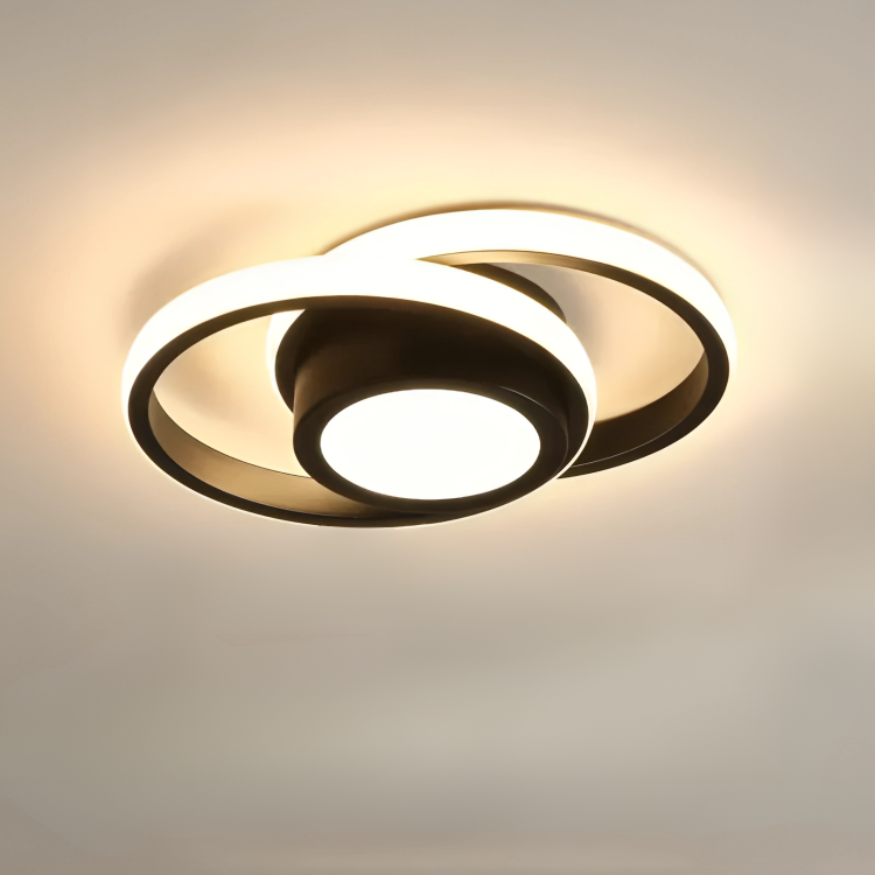 TwinRings – Elegante LED-Deckenleuchte