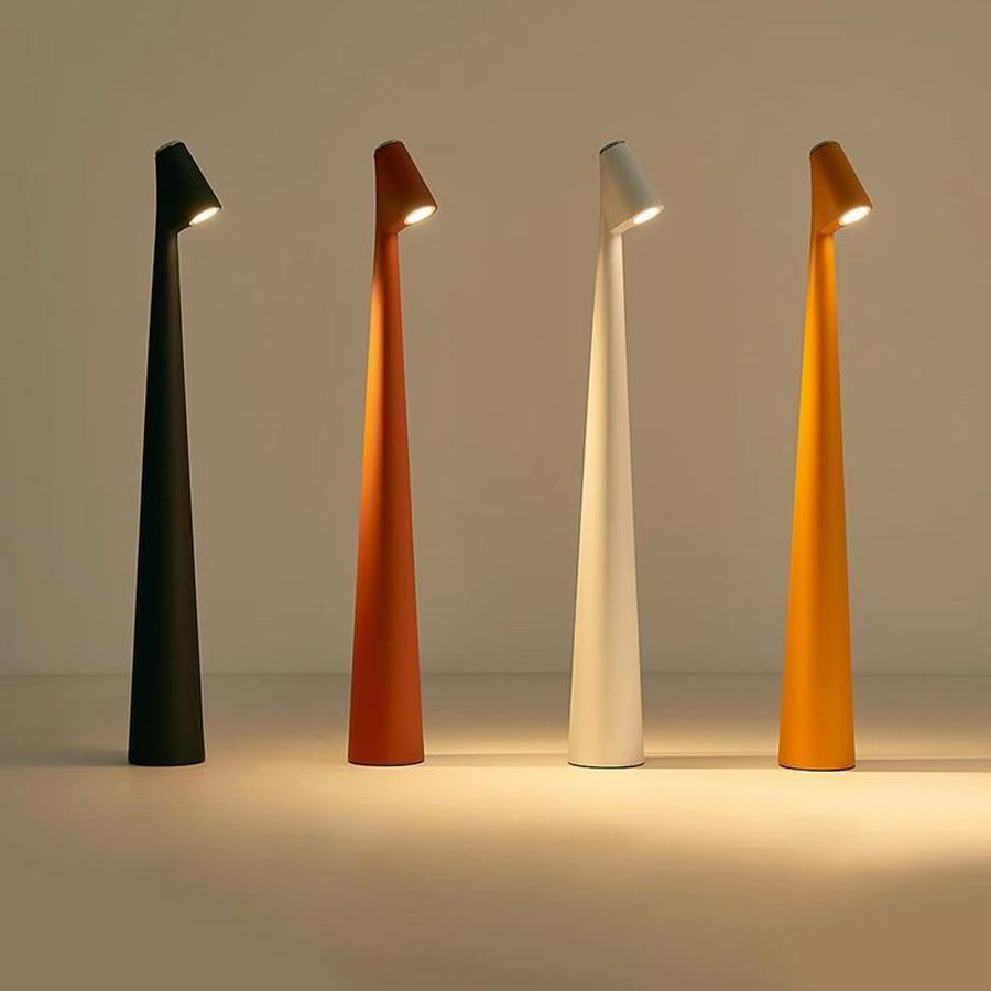 Minimalistische Kabellose LED Tischlampe - Dimmbar, Aluminium, Perfekt für Lesen und Dinner, USB Aufladung, 35 cm oder 45 cm-1