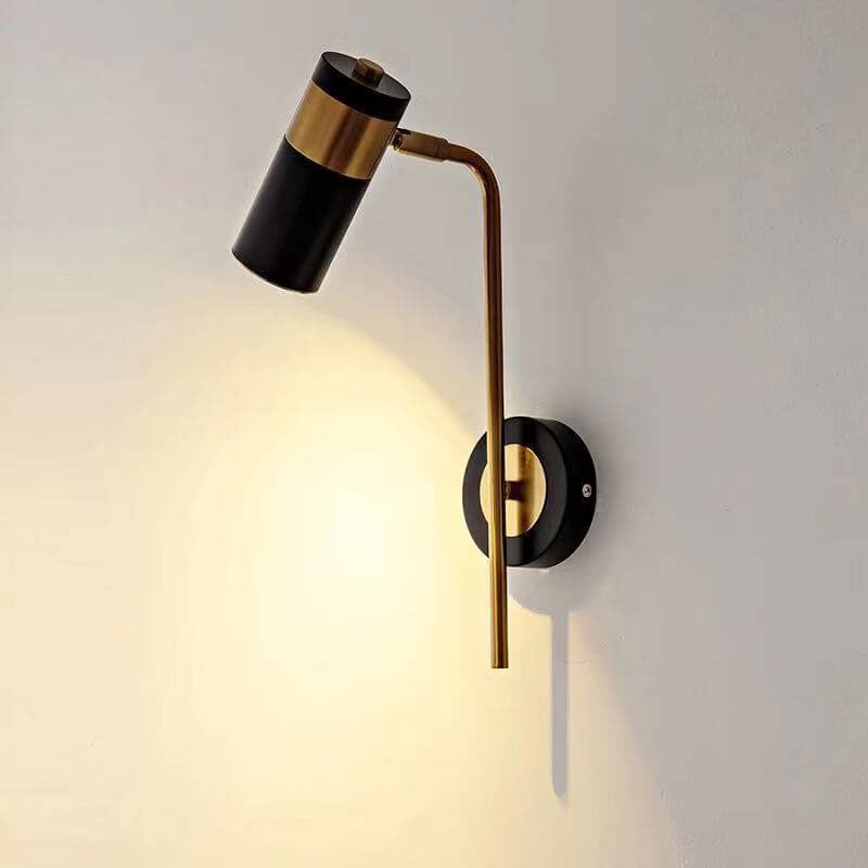 Variant image for Moderne Drehbare LED-Wandleuchte Schwarz aus Eisen - Energieeffizient und Langlebig für Zeitgemäße Akzentbeleuchtung-2