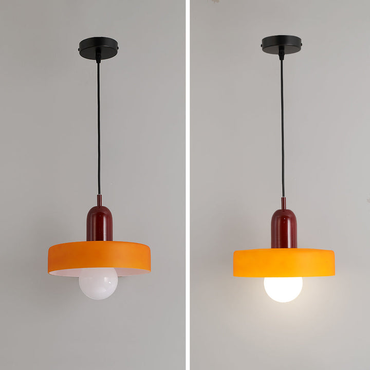 Lumiball - Pendelleuchte mit leuchtenden Kugeln im Morandi-Stil