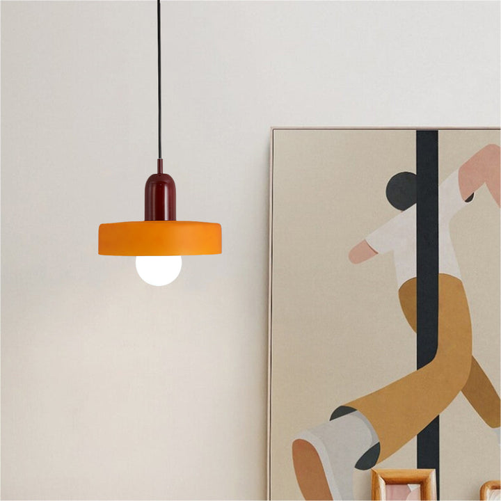 Lumiball - Pendelleuchte mit leuchtenden Kugeln im Morandi-Stil