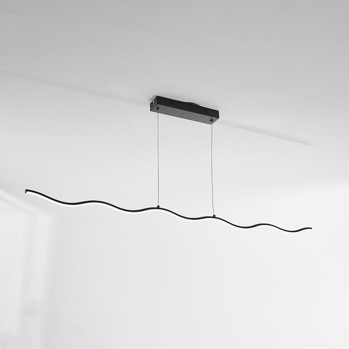 LouiseGlow - Moderne LED-Hängeleuchte in stilvollem Schwarz-Weiß Design