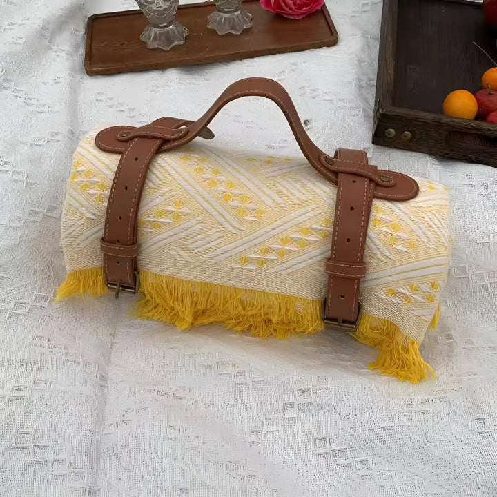 Variant image for Große Picknickdecke 180x180 cm, Wasserdicht mit Wasserabweisender Unterseite, Leichte Campingdecke im Eleganten Design-4