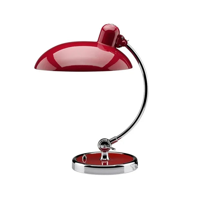 Dänische Tischlampe im Skandinavischen Design – Retro Metall-Tischleuchte mit Warmem LED-Licht für Wohnzimmer und Nachttisch-6