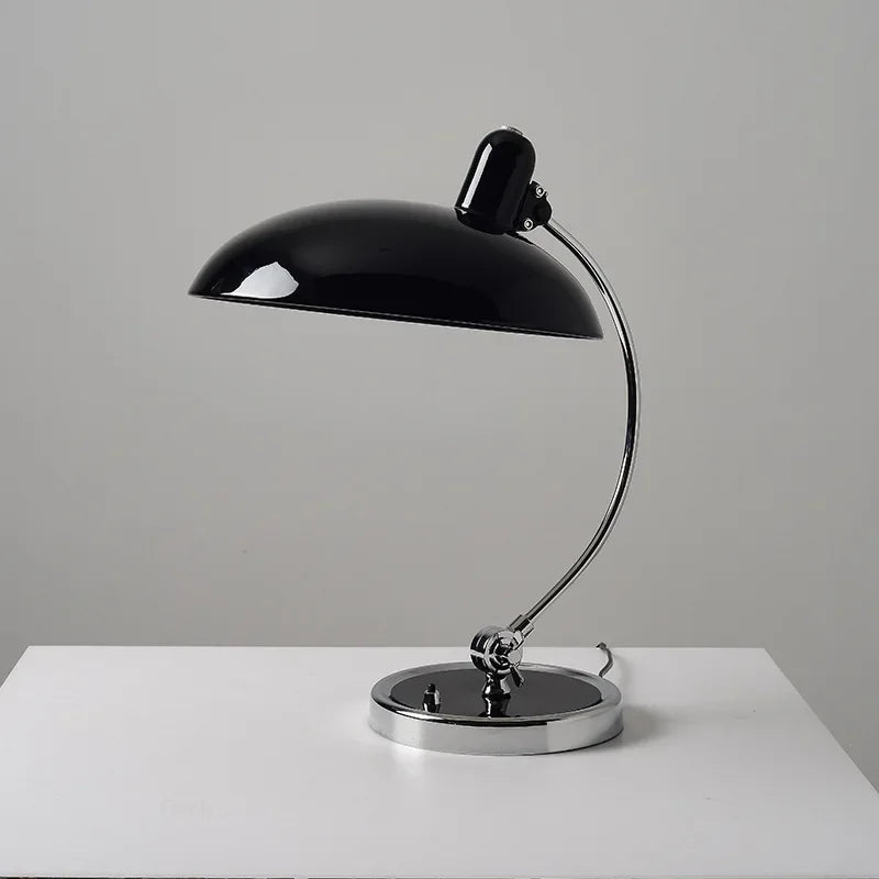 Dänische Tischlampe im Skandinavischen Design – Retro Metall-Tischleuchte mit Warmem LED-Licht für Wohnzimmer und Nachttisch-4