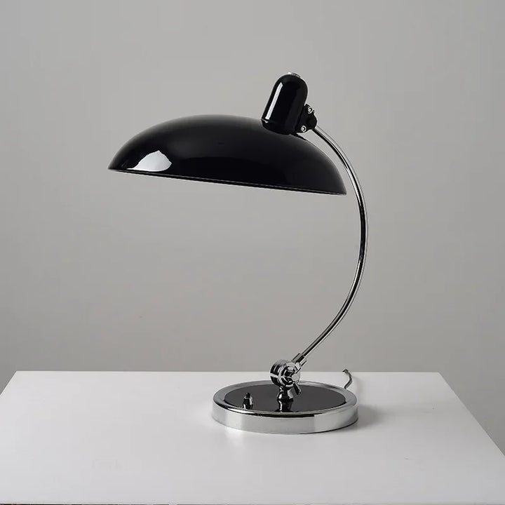 Dänische Tischlampe im Skandinavischen Design – Retro Metall-Tischleuchte mit Warmem LED-Licht für Wohnzimmer und Nachttisch-4