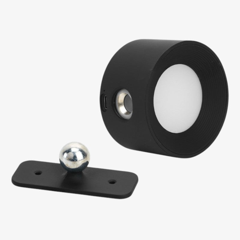 Kabellose LED Wandleuchte mit 360° Drehung und Dimmer – Modernes Design für Innenräume-2