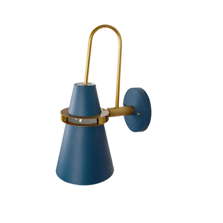 Variant image for Wasserfeste Wandlampe im Horn Design - Elegante LED Wandleuchte für Innenräume, Metall, 20x37 cm-2