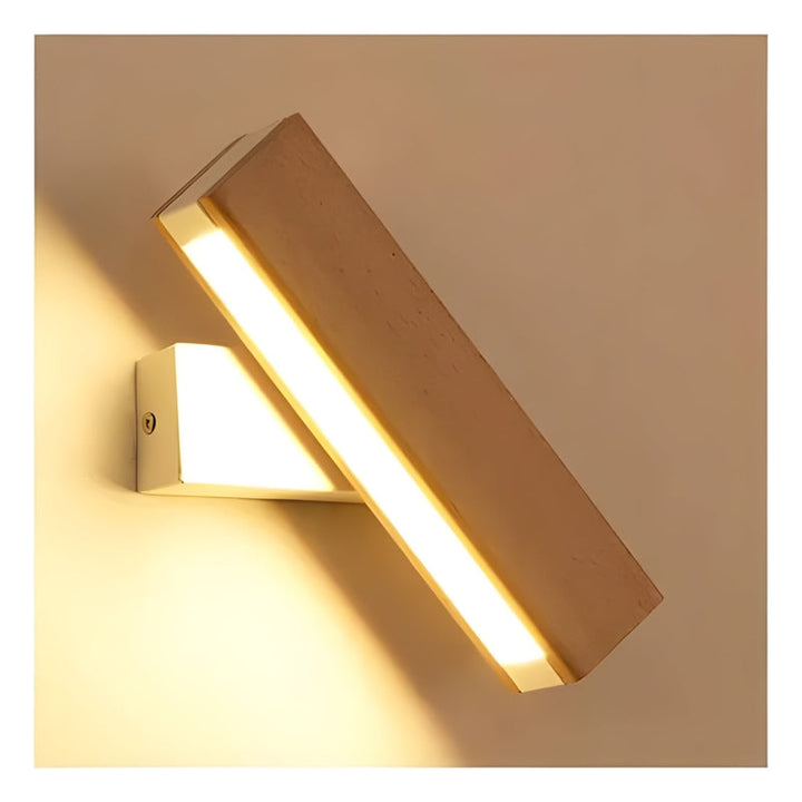 Variant image for Verstellbare LED-Wandleuchte Schwarz im Nordic Stil aus Holz – Flexibel und Energieeffizient für Innenräume-2