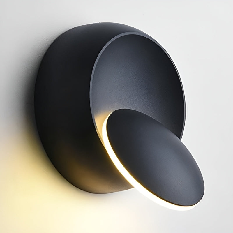 Moderne LED Wandleuchte Schwarz, 350° Drehbar für Individuelle Lichtgestaltung - Elegante Wandlampe für Innenräume-1