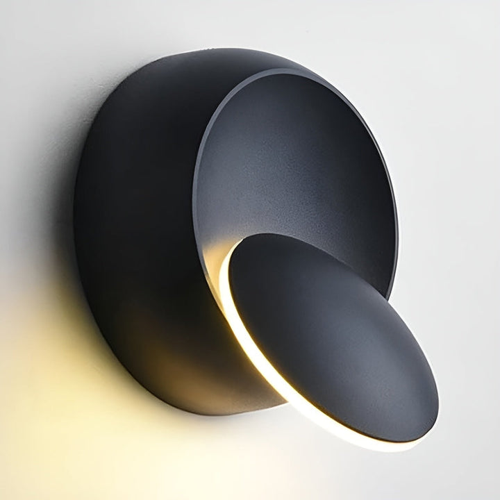 Moderne LED Wandleuchte Schwarz, 350° Drehbar für Individuelle Lichtgestaltung - Elegante Wandlampe für Innenräume-1