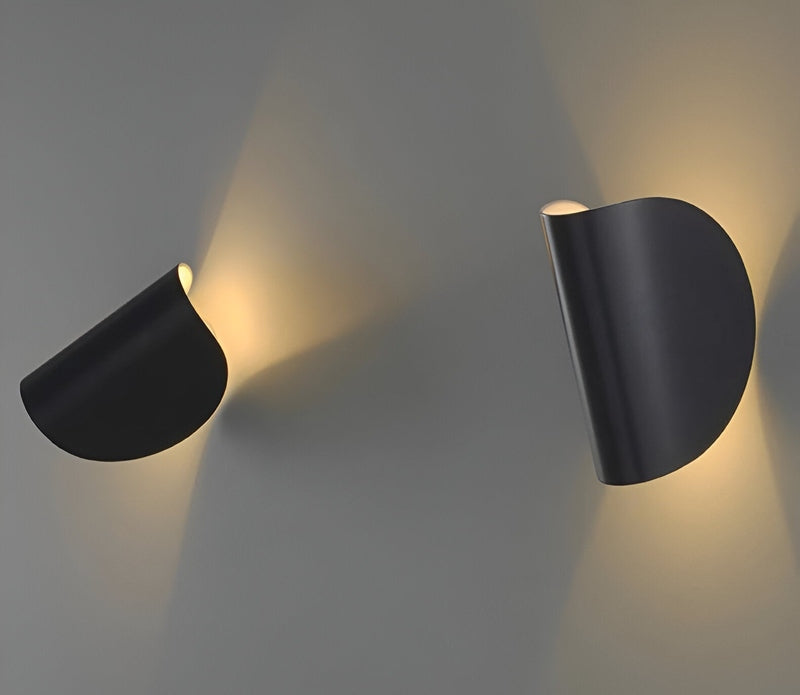 Moderne Wandleuchte Schwarz mit Drehfunktion - Dimmbar und Akku-Betriebene LED Wandlampe für Innenräume-1