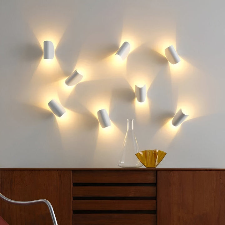 Moderne Wandleuchte Schwarz mit Drehfunktion - Dimmbar und Akku-Betriebene LED Wandlampe für Innenräume-3
