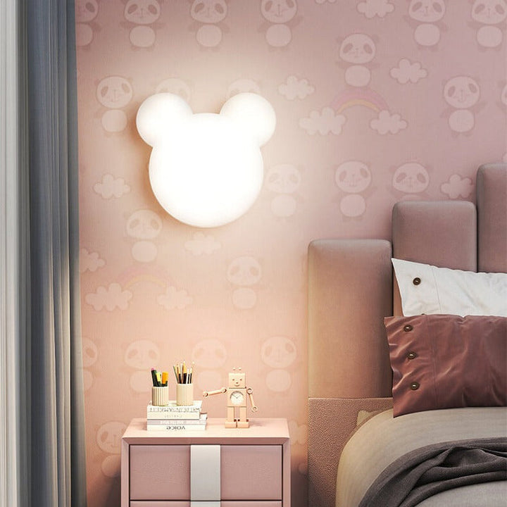 LED Wandlampe Bärendesign für Kinderzimmer - Energieeffiziente Wandleuchte Innen, 25 cm, Sanftes Licht für Entspannung-1