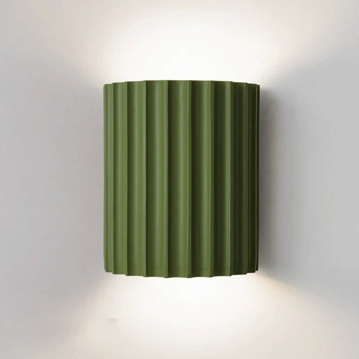 Dimmbare Wandlampe Schwarz aus Kunstharz mit LED-Beleuchtung und Schalter – Moderne Wandleuchte für Innenräume-1