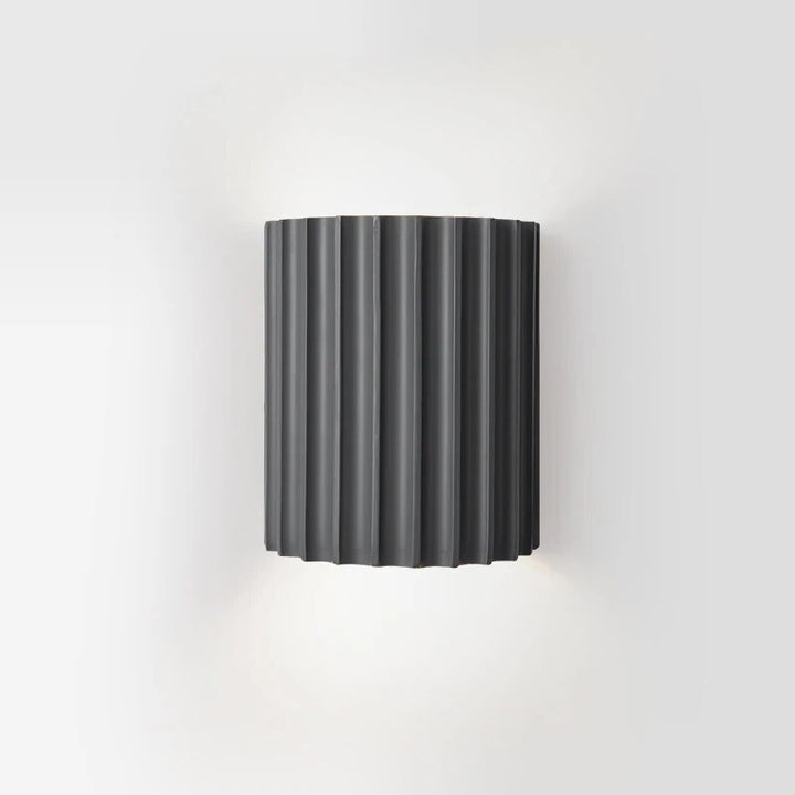 Variant image for Dimmbare Wandlampe Schwarz aus Kunstharz mit LED-Beleuchtung und Schalter – Moderne Wandleuchte für Innenräume-3
