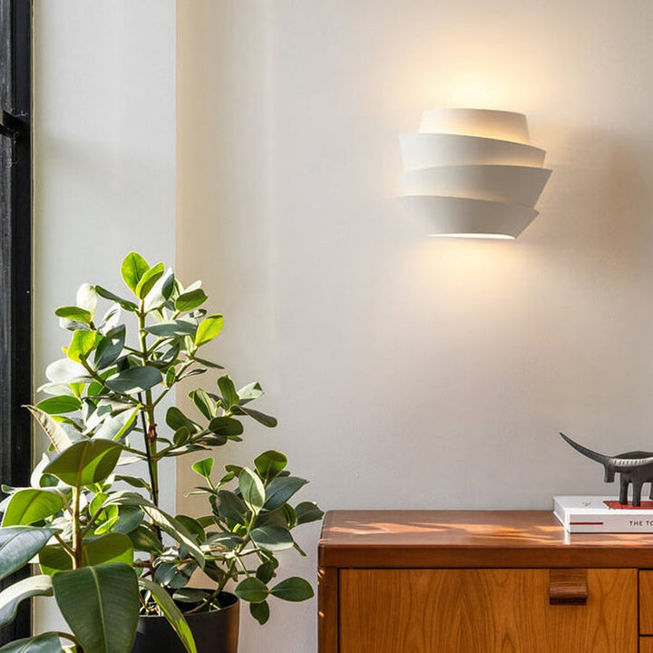 Variant image for Skandinavische Wandleuchte aus Eisen mit Doppelt Lichtquelle - Moderne Wandlampe für Innenräume-2