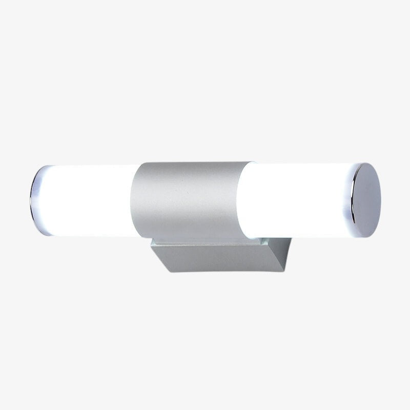 Moderne Spritzwassergeschützte LED-Wandleuchte Innen für Badezimmer - Minimalistisch, 10W, Aluminium, 30cm-2