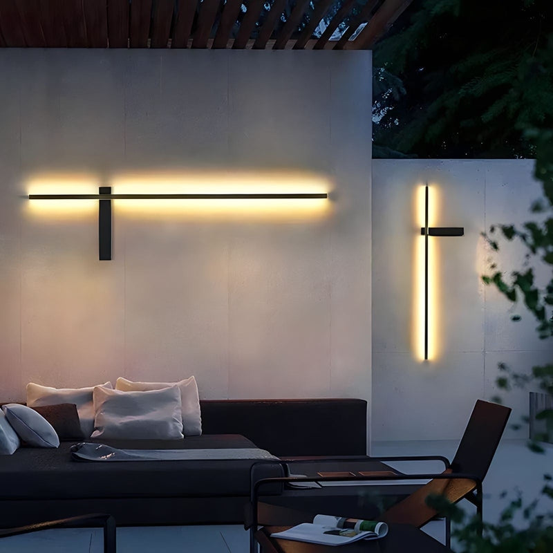 Wetterfeste Dimmable Wandleuchte Schwarz für Außenbereiche - Modern LED Wandleuchte mit IP65 Schutzklasse-3