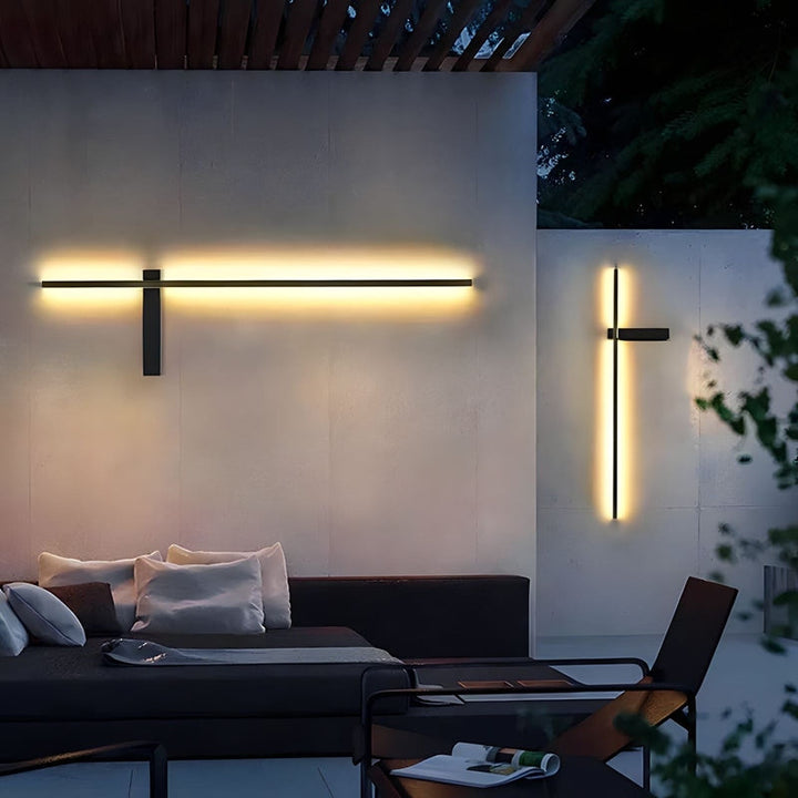Wetterfeste Dimmable Wandleuchte Schwarz für Außenbereiche - Modern LED Wandleuchte mit IP65 Schutzklasse-3