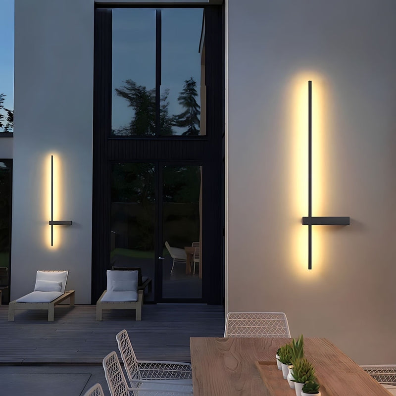 Wetterfeste Dimmable Wandleuchte Schwarz für Außenbereiche - Modern LED Wandleuchte mit IP65 Schutzklasse-5