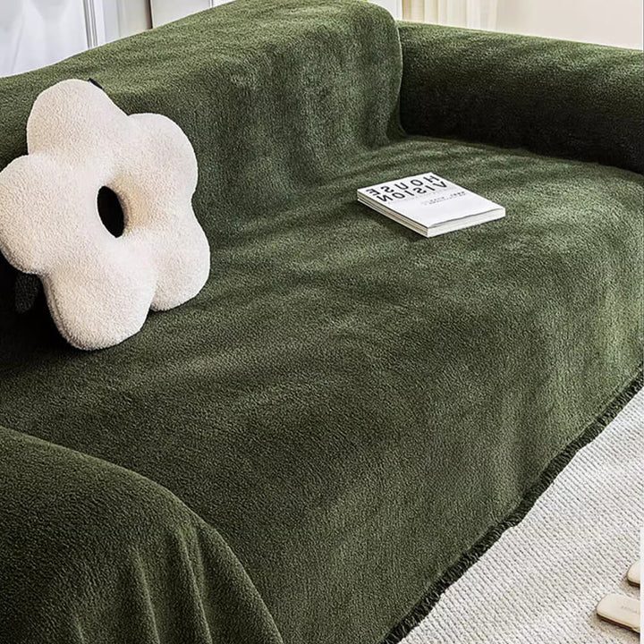 Wasserdichte Sofa-Schutzabdeckung aus Plüsch - Weich, langlebig, pflegeleicht, erhältlich in mehreren Farben-3