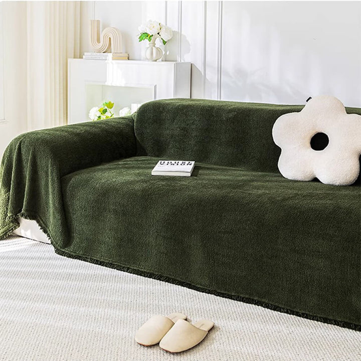 Variant image for Wasserdichte Sofa-Schutzabdeckung aus Plüsch - Weich, langlebig, pflegeleicht, erhältlich in mehreren Farben-1