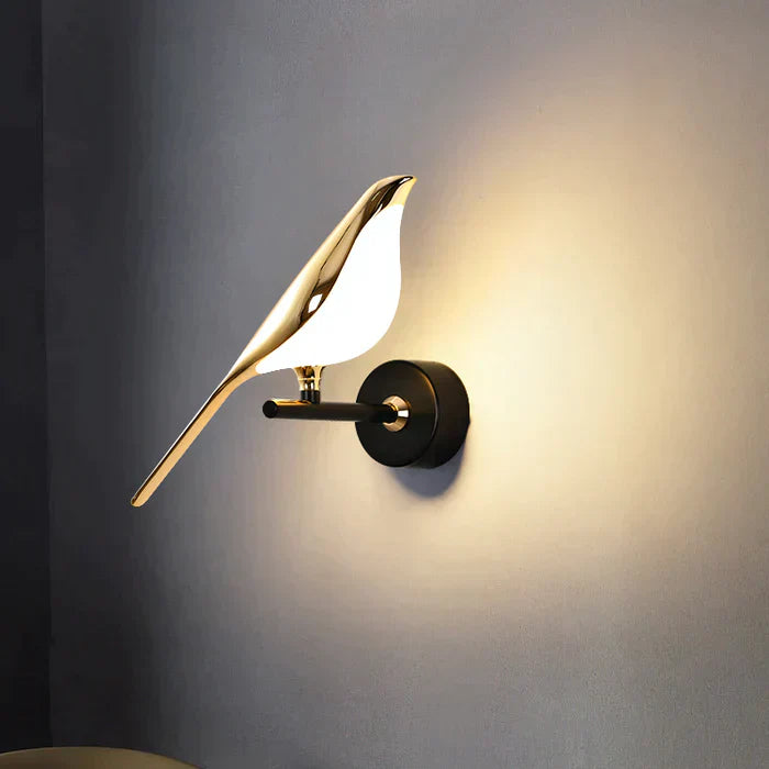 LumiVogel - Moderne Wandlampe im Vogeldesign für ein zauberhaftes Ambiente