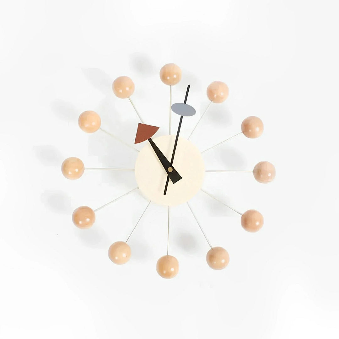 Variant image for Stilvolle Sunburst Wanduhr Modern aus PVC mit Stiller Quarzbewegung - 32 cm Durchmesser für Wohnzimmer und Schlafzimmer-8