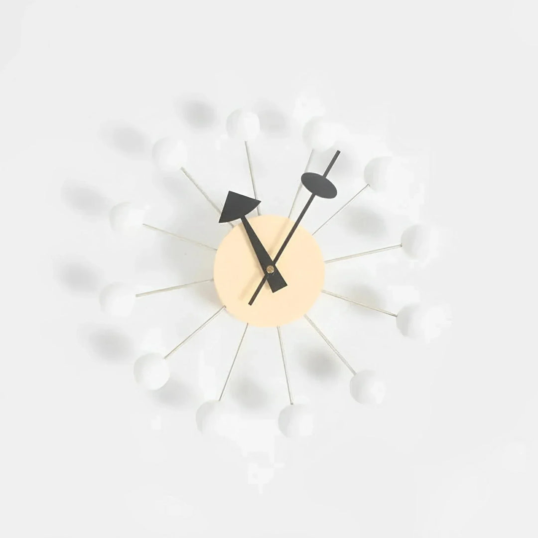Variant image for Stilvolle Sunburst Wanduhr Modern aus PVC mit Stiller Quarzbewegung - 32 cm Durchmesser für Wohnzimmer und Schlafzimmer-7